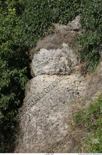 cliff rock overgrown 0006